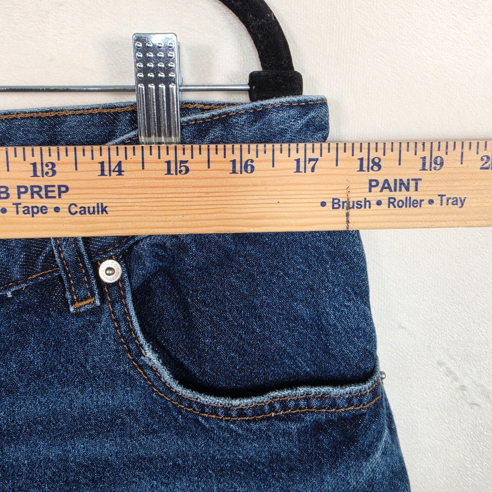 H&M Jeans Women's 12 High Rise Wide Leg Button Fly Medium Wash Relaxed - Picture 4 of 16